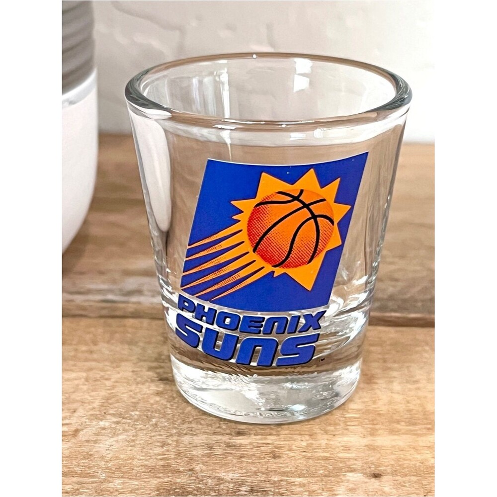 Vintage Hunter Phoenix Suns NBA Basketball Souvenir Shot Glass Made in USA